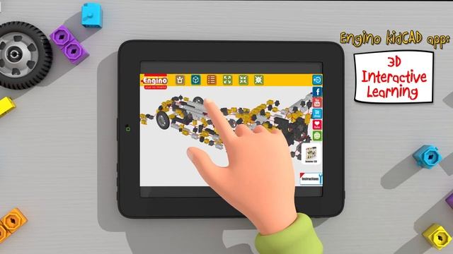 Engino kidCAD Application - 3D Interactive Learning смотреть онлайн