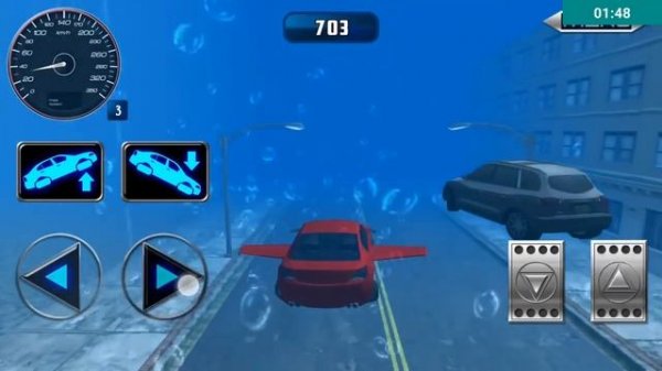 Floating Underwater Car Free Android Gameplay HD