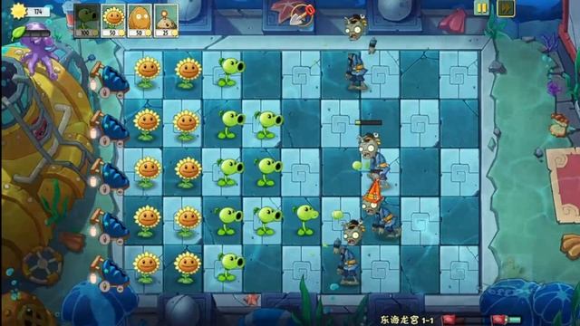 Dragon Palace gameplay, PvZ universe смотреть онлайн