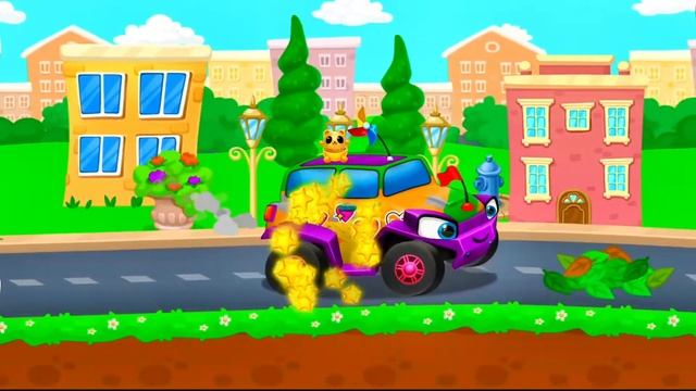 Car wash #3 How to Clean Red Cars!🧼🚗🧽Games for Kids! смотреть онлайн