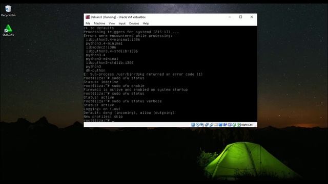 Cara menginstall UFW dan mengaktifkan UFW serta menonaktifkan UFW pada debian смотреть онлайн