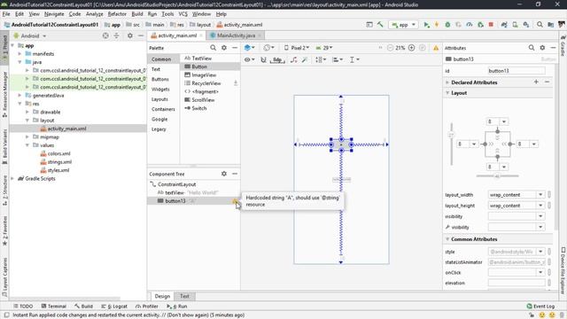 Android Sinhala Tutorial #12 - Constraint Layout Part 01 смотреть онлайн