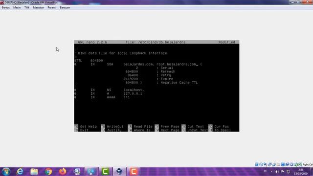 TUTORIAL CARA MEMBUAT DNS SERVER DI DEBIAN 7 DENGAN VIRTUALBOX смотреть онлайн