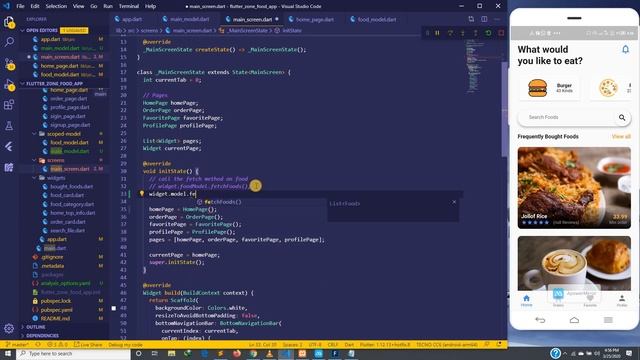Food Delivery App - 15 : Using Scoped Model The Right Way.
