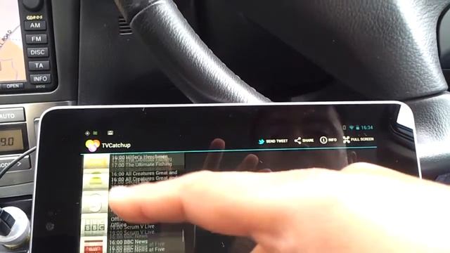 Nexus 7 with car home ultra app, various TV apps, Torque with OBD2 adapter смотреть онлайн