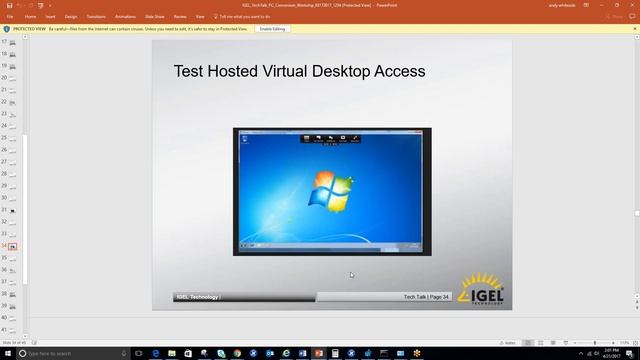 XenTegra IGEL PC Conversion Workshop April 21, 2017 смотреть онлайн