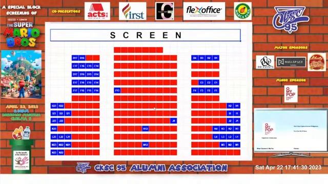 Super Mario Brothers Movie Block Screening Seat Availability Plan смотреть онлайн