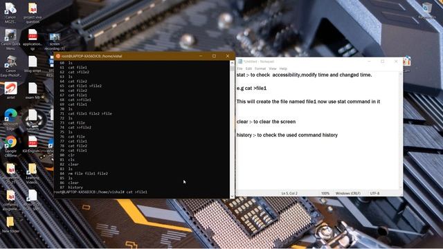 Lecture 2 How to use stat,clear,ls,history cammand in Linux basic commands. смотреть онлайн