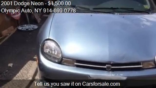 2001 Dodge Neon for sale in Mount Vernon, NY 10552 at the Ol смотреть онлайн