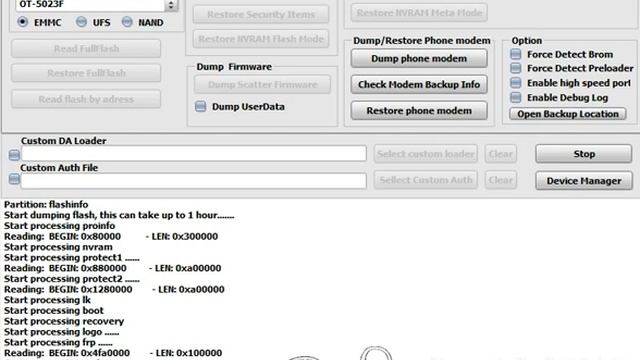 ALCATEL Pixi 4 Plus Power OT 5023F BackUp Firmware NCK