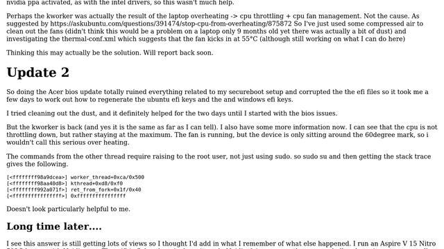 Kworker is at 100% - I think I've tried everything! (2 Solutions!!) смотреть онлайн