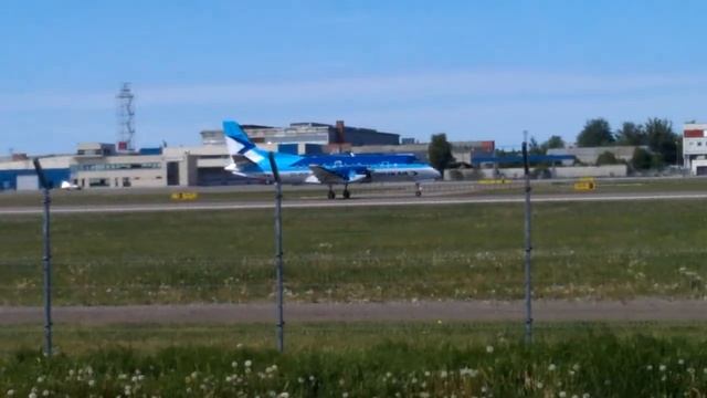 Estonian Air Saab 340A landing in Tallinn смотреть онлайн