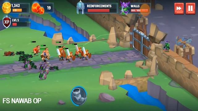 Game of warrior gameplay💖 Android game 2021👍USA,UK,Jermany,England👍FS NAWAB OP смотреть онлайн