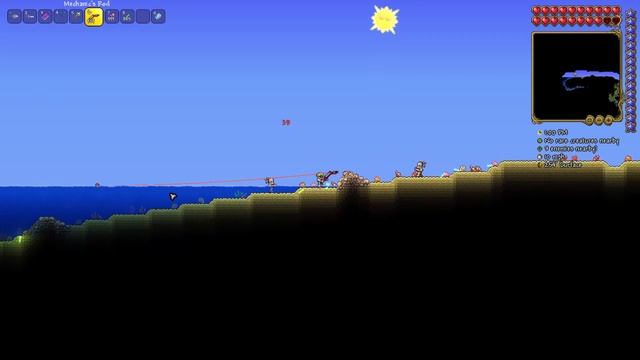 fishing and Exploring the Ocean Biome | Terraria Let's Play | Episode #19 смотреть онлайн