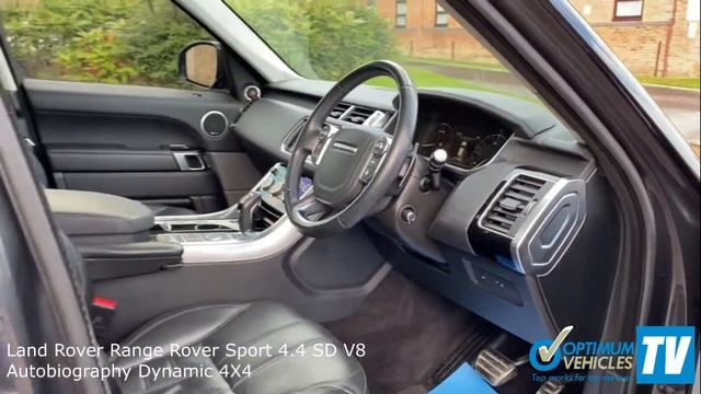 Land Rover Range Rover Sport 4.4 SD V8 Autobiography Dynamic 4X4 - Optimum Vehicles Ltd смотреть онлайн