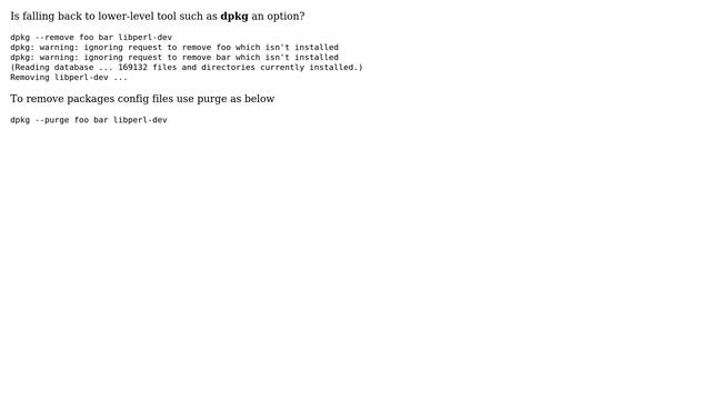 Ignore packages that are not currently installed when using "apt-get remove" (4 Solutions!!) смотреть онлайн