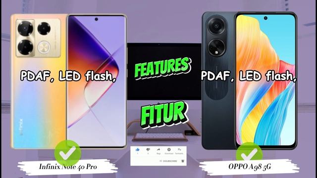 Infinix Note 40 Pro vs OPPO A98 5G смотреть онлайн