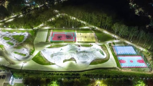 Освещение парка имени Кирова