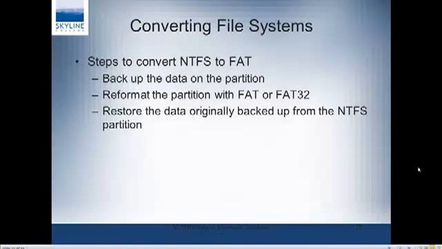 Windows 7 Chapter 5 Managing File Systems смотреть онлайн