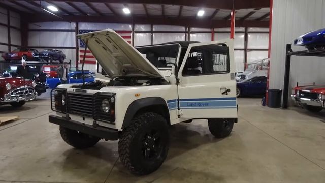 1986 Land Rover Defender 90 White смотреть онлайн