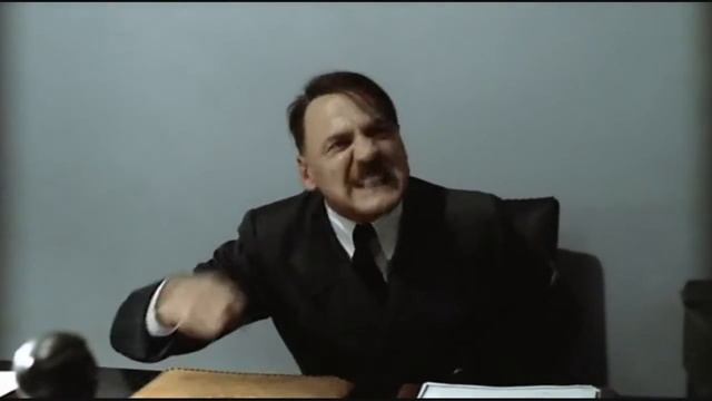 Hitler is informed that windows are falling onto the bunker смотреть онлайн