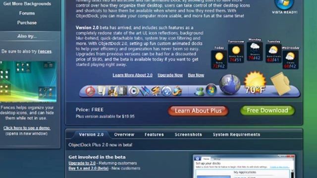 How to get a Mac OS X Dock for Vista смотреть онлайн