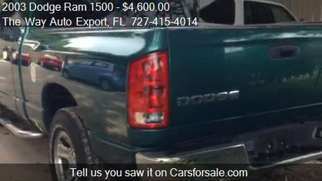 2003 Dodge Ram 1500 - for sale in Tampa, FL 33614 смотреть онлайн