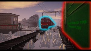 ПЕРВЫЙ СНЕГ! РАБОТАЮ ДЕЖУРНЫМ ПО ПЕРЕЕЗДУ В МАЙНКРАФТЕ