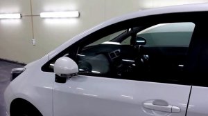 Toyota ractis Автозакрытие стекол и складывание зеркал при постановке на охрану.