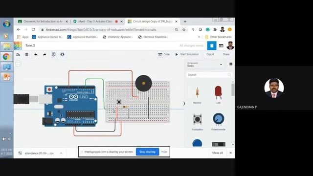 DAY-3 Interfacing of Buzzer with Arduino, Serial Monitor and Analog Read смотреть онлайн