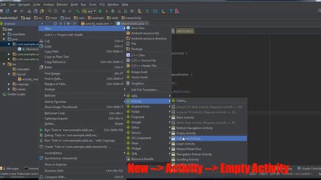 How To Open New Activity In Android Studio смотреть онлайн
