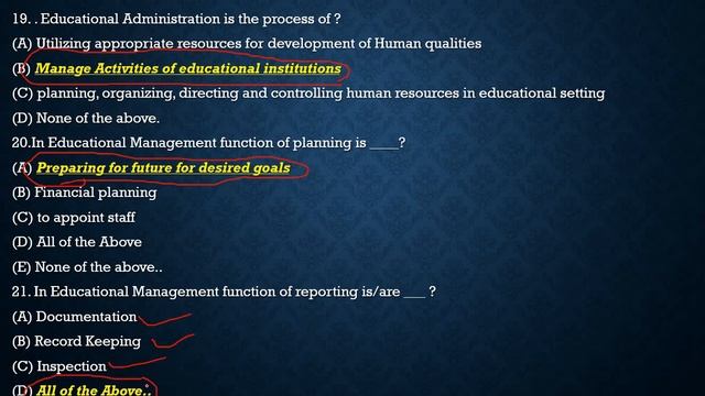 HEAD MASTER TEST PART 4|HM PREP|IMPORTANT MCQS  HM|HEAD MASTER PREP
