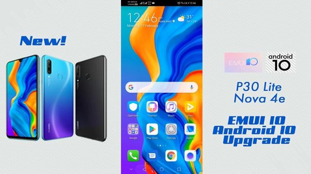 Huawei Nova 4e or P30 Lite NEW UPDATE to EMUI10 Android 10 смотреть онлайн