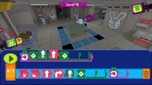 Rabbids Coding - Walkthrough Gameplay Part 3 - 15 16 17 18 19 20 Levels (iOS, Android, PC)
