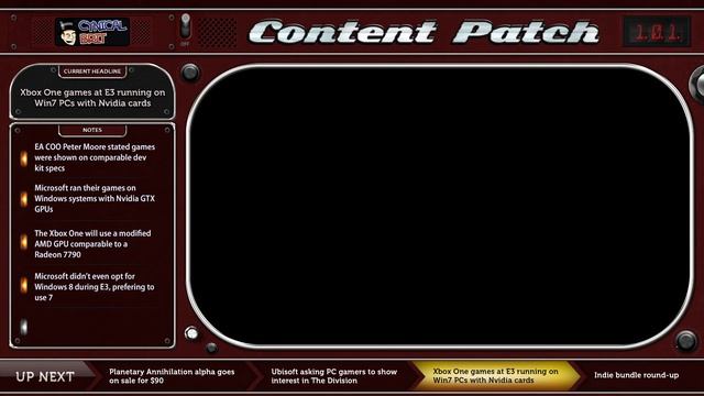 Content Patch - June 17th, 2013 - Ep. 101 [Planetary Annihilation, The Division, Bundle round-up] смотреть онлайн