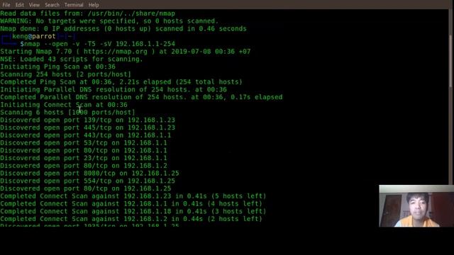 nmap พื้นฐาน : Active Information Gathering смотреть онлайн