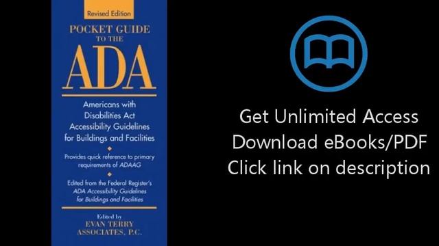 Download Pocket Guide to the ADA: Americans with Disabilities Act Accessibility Guidelines for B PD смотреть онлайн