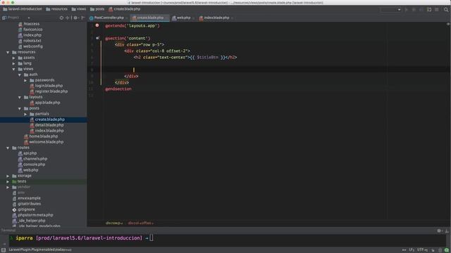 11 Laravel 5.6: Formulario para dar de alta Posts смотреть онлайн