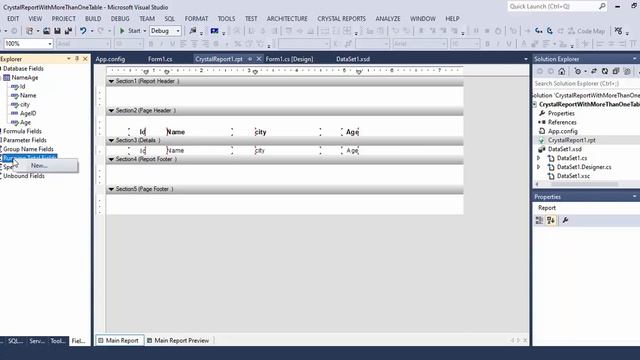 C# COUNT Records in Crystal Reports In Windows Forms смотреть онлайн