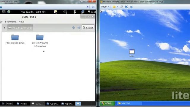 windows XP 8 8 1 7 vista hacked using kali linux 'MSFCONSOLE' hacking pc desktop remote connecntio смотреть онлайн