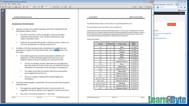 Android Programming Course - Chapter 2 - Android Overview