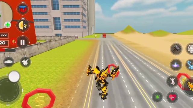 Jet Robot Car Transform Simulator - Android GamePlay@DroidGameplays TV смотреть онлайн