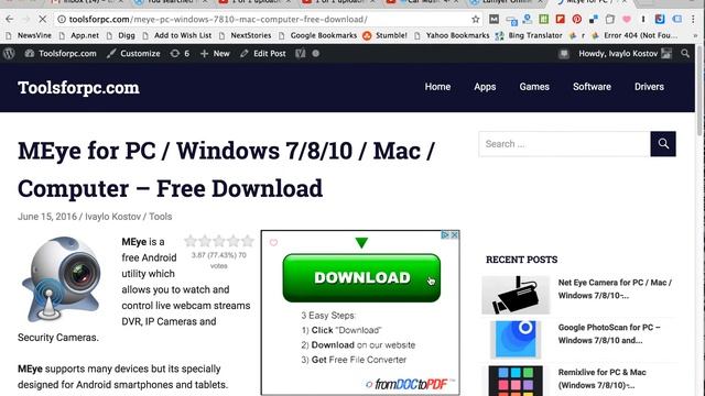 MEye for PC Free Download from MyFirstMac смотреть онлайн