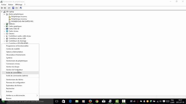 Voici comment accéder au gestionnaire de périphérique en 2 clic sous windows 10 смотреть онлайн
