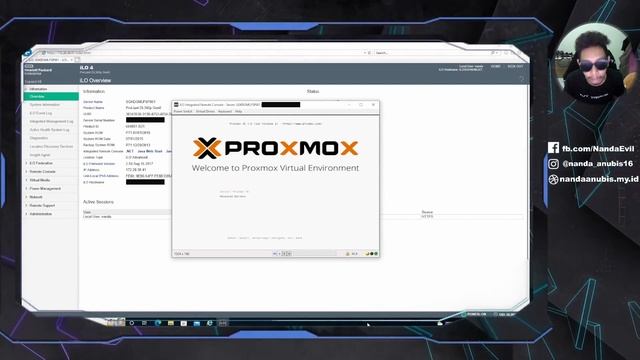 Install Proxmox From ILO HP DL360P