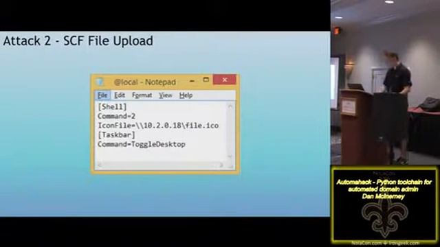 NolaCon 2018 102 Automahack Python toolchain for automated domain admin Dan McInerney смотреть онлайн