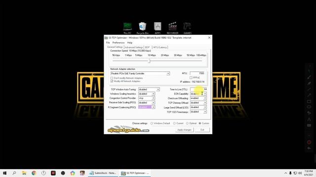 How to improve Internet speed + Ping for desktop/laptop (Best settings for TCP Optimizer) смотреть онлайн