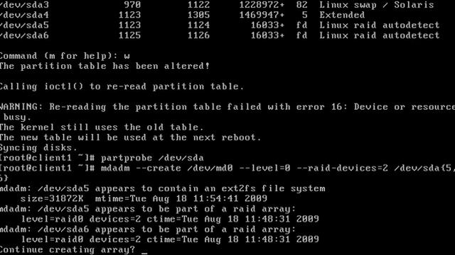 Redhat RAID0 implementation(By www.linuxnix.com) смотреть онлайн