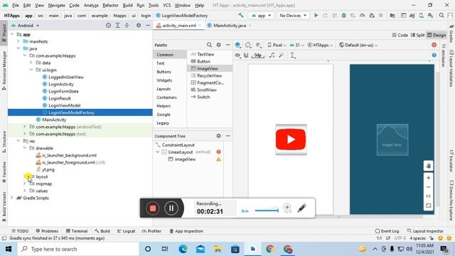 How to create login screen using Android Studio смотреть онлайн