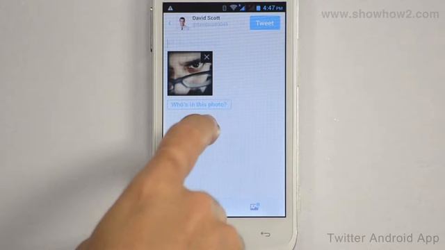 Twitter Android App - How To Tag Someone Else To A Photo смотреть онлайн